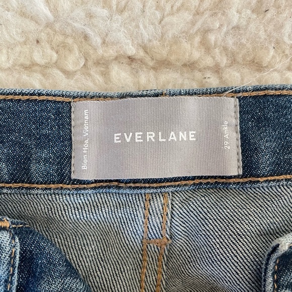 Everlane High Rise Straight Ankle Jean (multiple sizes) - Picture 6 of 7
